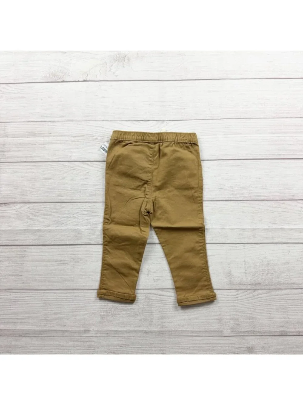 Old Navy Baby Boys Tan Pull On Elastic Waist Pants NWT 18-24 Months